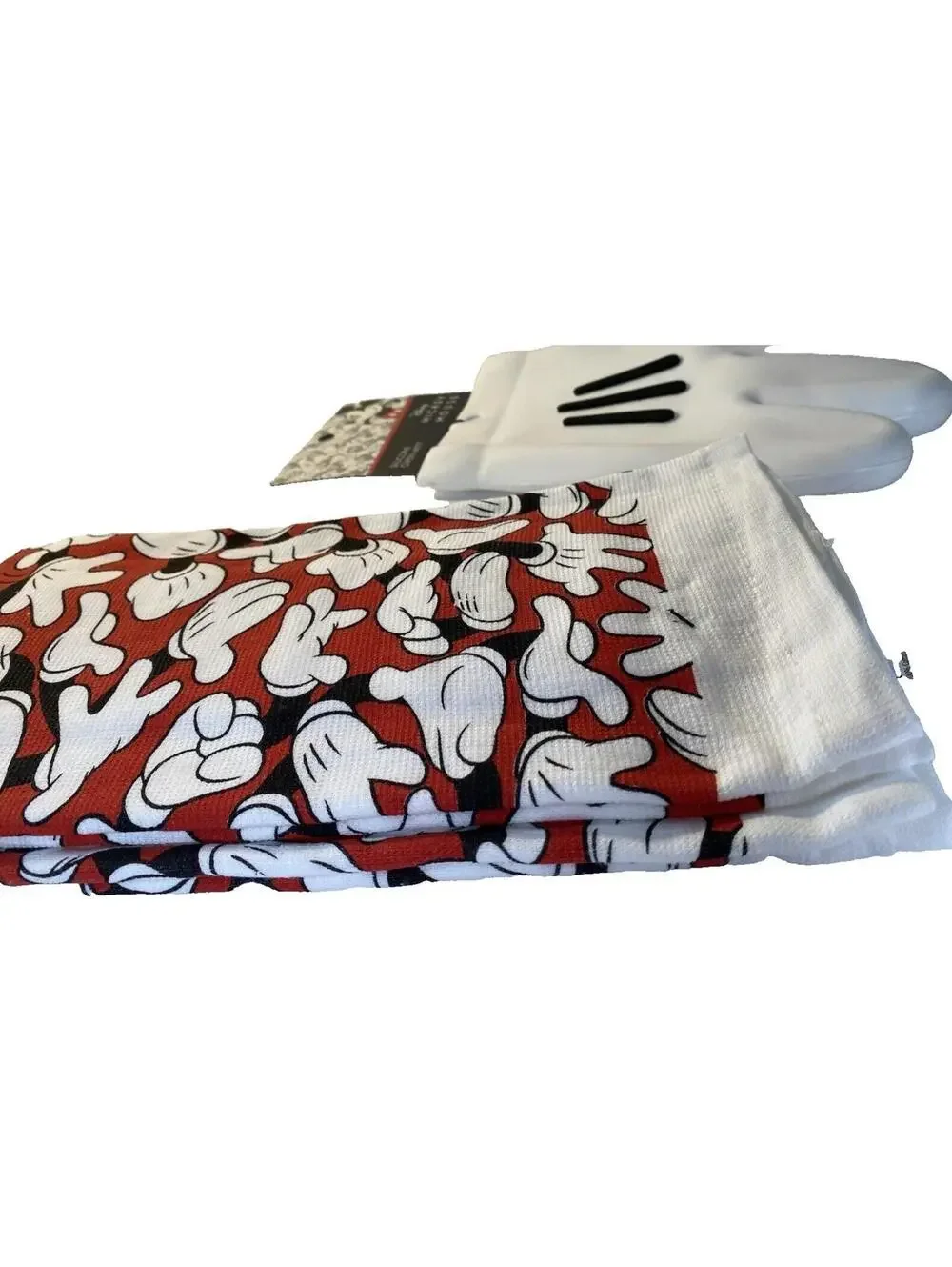 Mickey Mouse Kitchen Set New 1 Oven Mitt 2 Dish Towels Disney Cartoon Themed